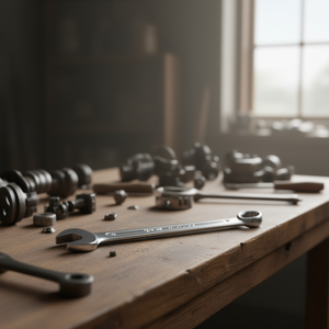 Llave Combinada Fervi de Acero al Cromo Vanadio, 12 mm, Llave de Boca y Estrella - Product Image 3