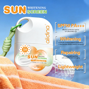 Lotion de protection solaire <span class=keywords><strong>ZS</strong></span> OEM/ODM pour le visage et le corps, résistante à l'eau et à la transpiration avec formule anti-goutte, légère et respirante - Product Image 2
