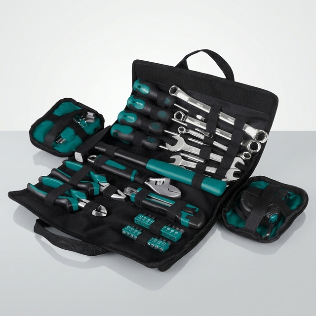 Hot Selling 45pcs Hand Tool Set Household Repair Hand Tools Kit Wrench Screwdriver Tool Set for Home Garage Maintenance