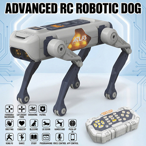 หุ่นยนต์ AiJH AI RC ควบคุมผ่านแอพ รีโมทคอนโทรล หุ่นยนต์อัจฉริยะ <span class=keywords><strong>โปรแกรม</strong></span>ได้ ร้องเพ<span class=keywords><strong>ลง</strong></span> เต้นรำ ควบคุมด้วยเสียง หุ่นยนต์สุนัขบังคับวิทยุ - Product Image 3