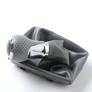 FUXIN - Funda de Piel Gris para Palanca de Cambios de Coche, 5ª y 6ª Marcha, para Audi A4 - Product Image 4
