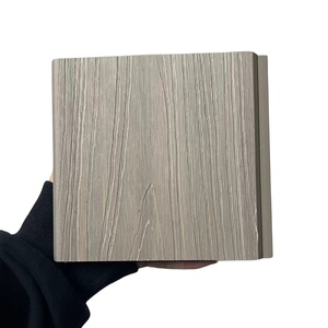 Lames de clôture en WPC co-extrudé <span class=keywords><strong>anti</strong></span>-eau, clôture composite en WPC à grain de <span class=keywords><strong>bois</strong></span> pour la décoration extérieure des jardins - Product Image 2