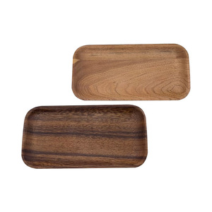 Solid Wood Rectangular <b>Tray</b> 125x125mm And 250x167mm For Serving <b>Tea</b> Or Candy - Product Image 1