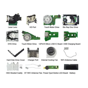 for Sony PlayStation 4 Slim Parts Internal Cooling Fan Power Supply DVD Drive Power Eject Button LED Board