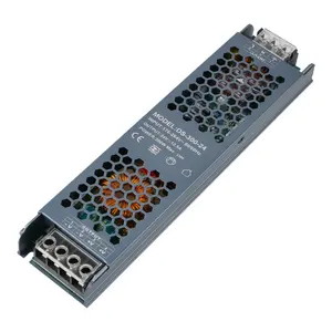 OEM ODM Indoor Slim Linear Led Driver 45w To 400w Dc12v 24v Dimmable Smps Constant Voltage Led Power Supply For Led Lights