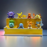 Série Pikachu : Boîte Mystère Complète (8 Figurines) – Figurines de Dessins Animés Mignons pour Décoration de Bureau, Cadeau, Stock pour Revendeurs