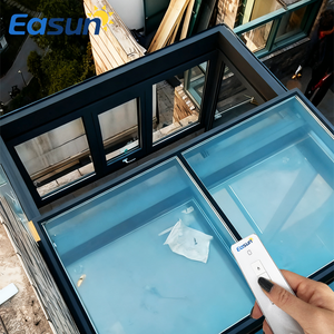 Customizable Modern Design Movable Electric Sliding Glass Skylight Daylighting Venting Roof <strong>Window</strong> for Commercial Shopping Malls - Product Image 6