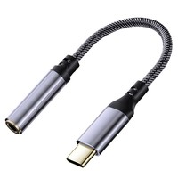 Adaptador de Audio USB C a 3.5mm, DAC Hi-Fi, Dongle para iPhone 15/16/17, Samsung S25/S24, iPad - Plug&Play, Sin Controlador, Micrófono