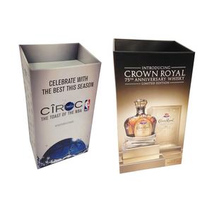 Promosyon için reklam perakende mağaza ekran çöp kutusu ekipmanları zemin ayakta istiflenebilir karton ekran depolama Bin - Product Image 6