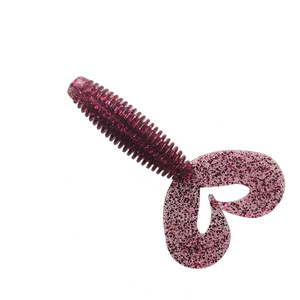 Señuelo de pesca de cola doble suave de 105 mm y 10 g con cola rizada, cebo biónico para lubina de agua dulce, montaje Texas - Product Image 5