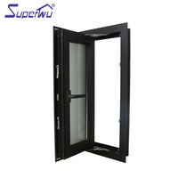 Ventana Abatible con Diseño de Rejilla, Modelo para Casa, Resistente a Huracanes, con Vidrio Impactado