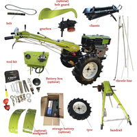 Máquina de arado, tractor manual para caminar con implementos de asiento, precios de arado en Kenia, accesorios para tractor a pie