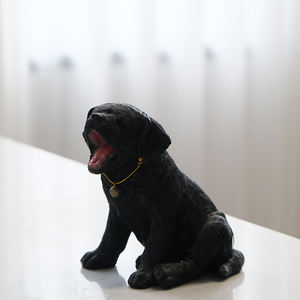 Productos de tendencia 2023 resina artesanía el lindo perro negro Bobble Head venta al por mayor personalizado Pet R Pet Shop regalos de recuerdo - Product Image 5