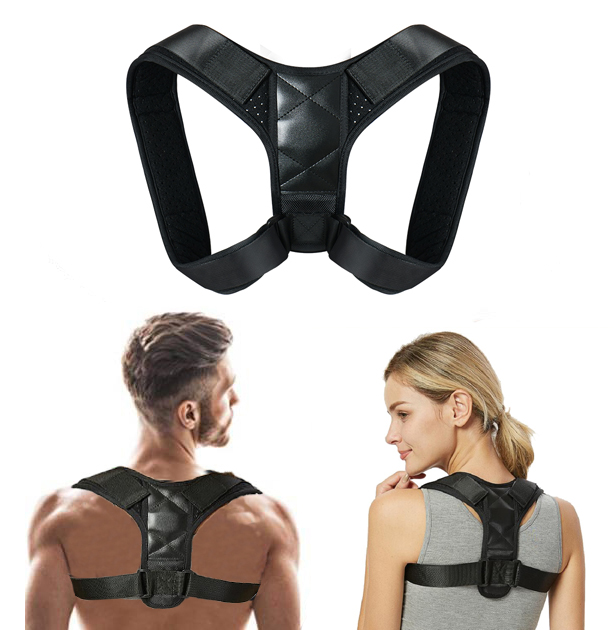 Cicodaa חם מכירות neoprene clavicle עמוד השדרה הפיזי האחורי יציבה תיקון מתקן יציבה מתכווננת