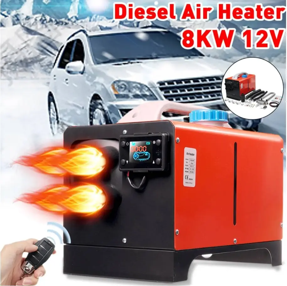 OkyRie-calefacción estacionaria multifunción para vehículos diésel, calentador de coche de alta calidad de 5kw y 12v/24v, venta al por mayor