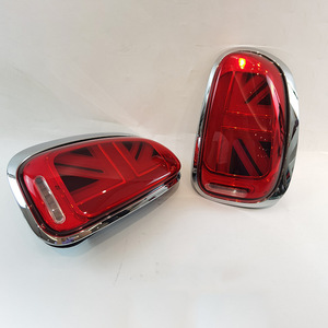 Luces Traseras LED Mini R60 Union Jack Rojas Ahumadas Grises, Conjunto de Actualización Retrofit - Product Image 1