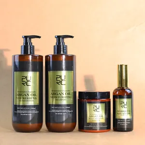 摩洛哥坚果油洗发水套装有机天然护发产品洗发水和护发素自有品牌