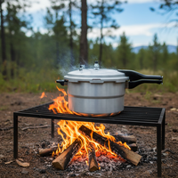 Ustensiles de cuisine Impex, autocuiseur en alliage d'aluminium compatible induction, avec design écologique résistant à la chaleur, pour soupière