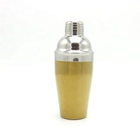 Outil de barman de couleur plaqué or, professionnel, 18oz, 550ml, mélangeur de Cocktail, Martini, boisson, boisson
