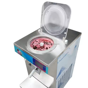 Machine à gelato commerciale verticale la plus vendue pour la fabrication de crème glacée dure pour les glacieries - Product Image 1