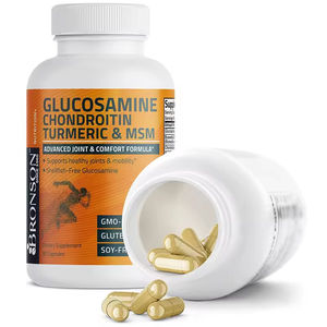 Niet-GMO Vegan Glucosamine Chondroïtine <span class=keywords><strong>MSM</strong></span> Supplement Capsules voor Mannen Vrouwen Middelbare Leeftijd Ouderen Verbeterd Botdichtheid 3 Capsules - Product Image 4