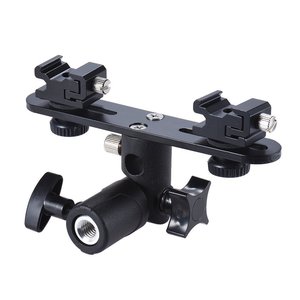 Double support Flash Speedlite avec support de parapluie pour <span class=keywords><strong>caméscope</strong></span> vidéo - Product Image 3