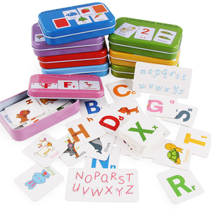 Educational kids printing learning flash cards for children