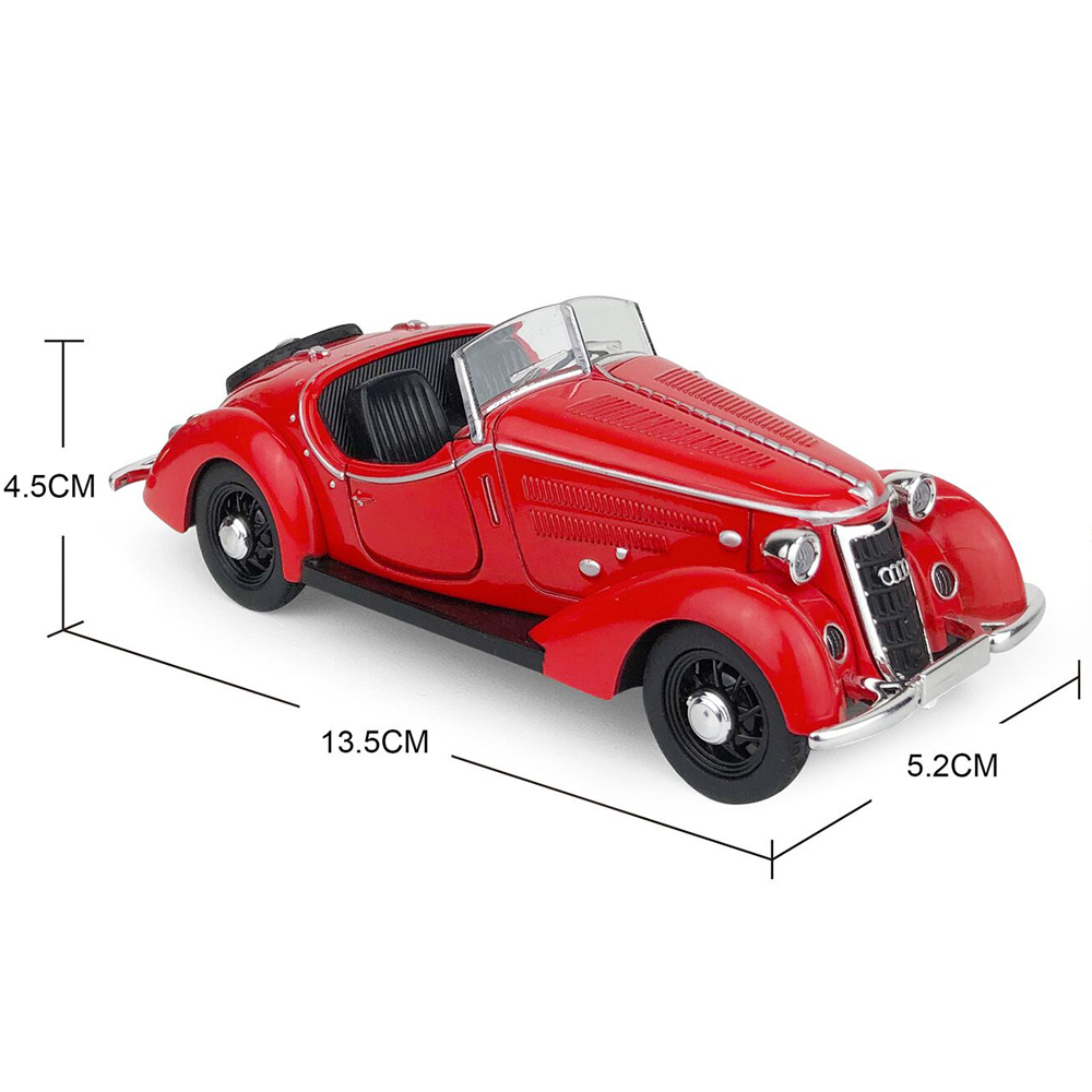 Wholesale 1:32 Vintage Alloy Metal Pull Back Sound Light Classic