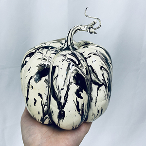 <span class=keywords><strong>Calabaza</strong></span> de Halloween Blanca Dorada, <span class=keywords><strong>Calabaza</strong></span> Artificial de Espuma, Calabazas Falsas al por Mayor para Decoración de Fiestas <span class=keywords><strong>en</strong></span> el Hogar, Porche - Product Image 5
