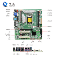 Placa Base Industrial Integrada Intel LGA1200 de 10.ª/11.ª Generación, 2 RJ45 LAN, 6 RS232 485 COM, PCIe3.0 X16/X4, 2 PCI, Nueva