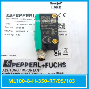 Interruptor Fotoeléctrico Pepperl+Fuchs ML100-8-H-350-RT, Sensor de Relé de CC para Equipos Industriales - Product Image 5