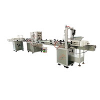 Machine de remplissage et de bouchage automatique de bouteilles chimiques électrique personnalisée avec pompe et moteur, ligne d'emballage haute précision