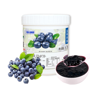 Concentré de confiture de myrtilles YUECHUANXIANG en gros 1,3 kg Sirop de sucre pour thé et bubble tea Applications de qualité alimentaire supérieure 12 - Product Image 1