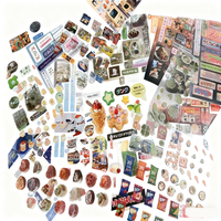 Vente en gros d'usine OEM design personnalisé Y2K autocollants décoratifs vintage rétro de dessin animé spécial magique unique ensemble d'autocollants en vinyle