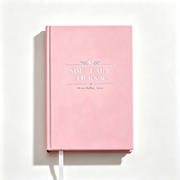 Carnet personnalisé A4 A5 A6 avec logo brodé, couverture rigide en PVC, impression sur mesure, agenda quotidien de bureau, journal mensuel