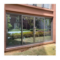 Porte coulissante moderne en verre trempé à double vitrage, étanche, pour usage intérieur dans les maisons et les villas
