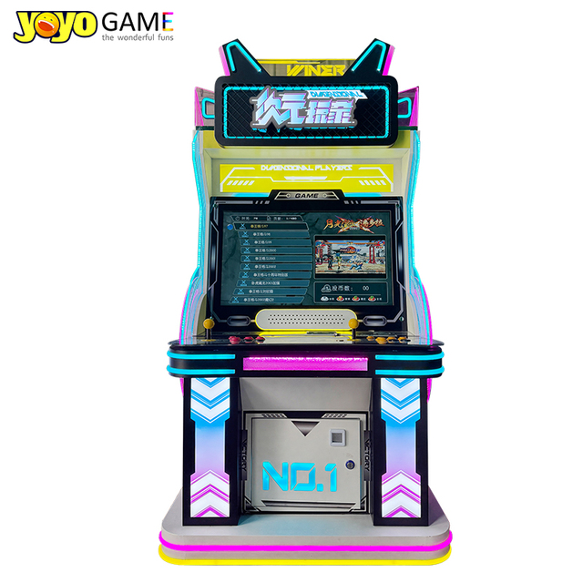 Arcade Machine Classic Coin Operated 2player English 32 Inchs Video Game Machine Metal New Fashion Design Fighting Game Machine