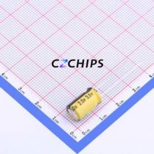 Supercondensateur SDB3ROL2050813, composant traversant (THT), condensateur D8xL13mm 2F -10%~+30% 3V 4uA@72hrs - Product Image 1