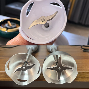 Handheld Electric Blender With Stainless Steel Blade For Ice Crushing And Baby Food Making - Product Image 3
