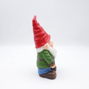 थोक हस्तनिर्मित सुंदर बौने रेसिन लाल पॉटी हैट नॉमी लांगम की लाक्षणिक प्रतिमा, जो घर के बगीचे के सजावट के लिए मिनी - Product Image 4