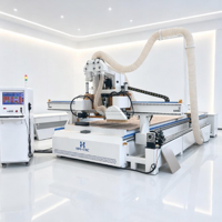 Centre d'usinage CNC ATC en bois 2030 grand format 3 axes avec changeur d'outils linéaire 12 emplacements
