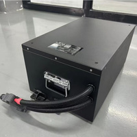 بطارية ليثيوم روبوت AGV 24Ah AGV 100A 150A 200Ah 48V حزمة بطارية Lifepo4 مع شاحن بطارية ليثيوم أيون لـ AGV