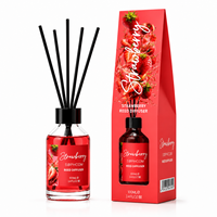 Ensemble diffuseur de parfum de luxe pour la maison, diffuseur d'arômes, huile essentielle, bouteille en verre, désodorisant longue durée, coffret cadeau OEM ODM