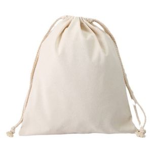 Promotion Reasonable Custom Logo Reusability Gift Double <b>String</b> <b>Bag</b> Natural Cotton Canvas Drawstring <b>Bag</b> - Product Image 3