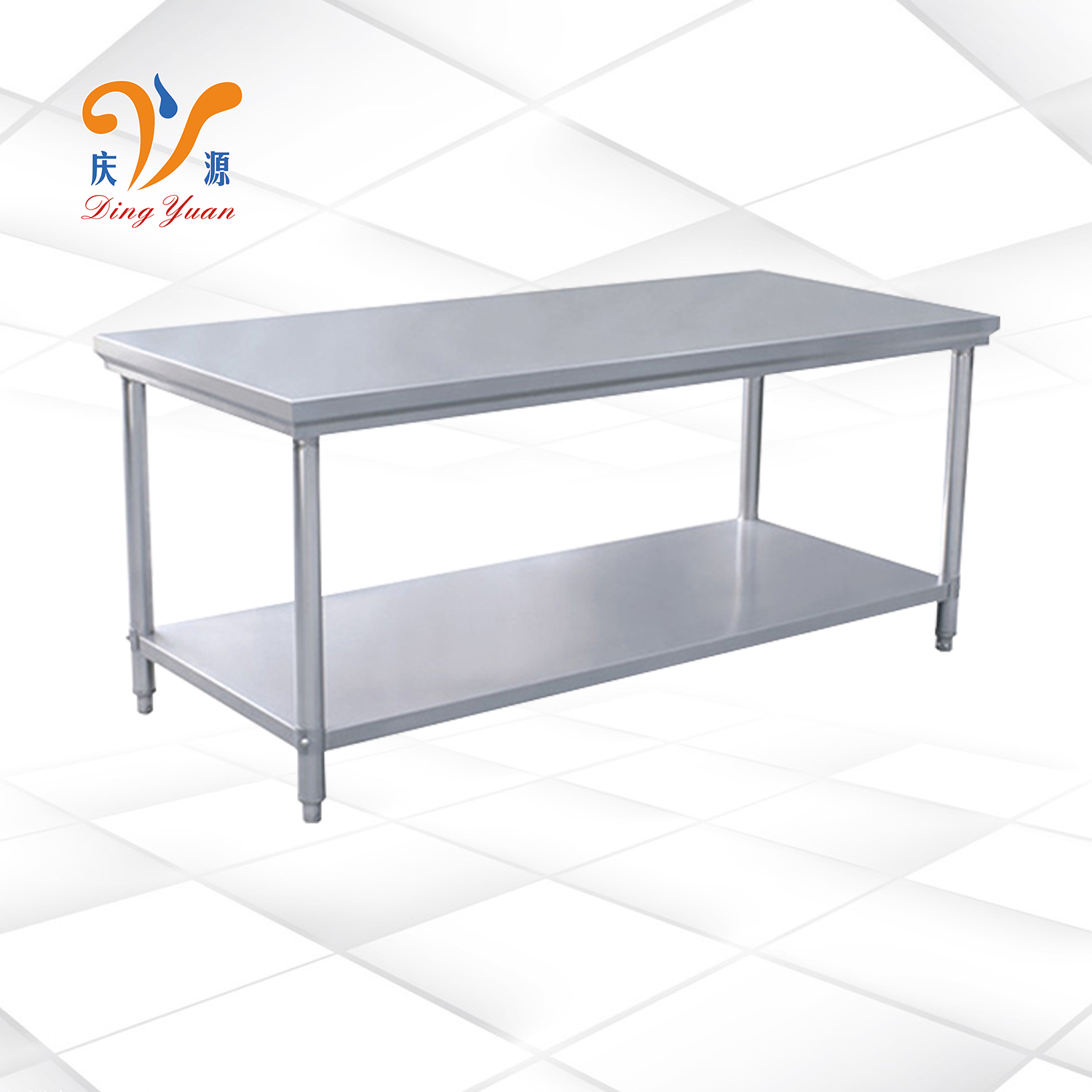 Хорошая цена Лидер продаж Нержавеющая сталь двухслойные workbeach для кухни QY-W02