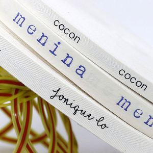 Cinta de Algodón con Logotipo Personalizado del Fabricante, Diseño de Doble Cara con Impresión Térmica, Elegante Diseño de Doble Cara - Product Image 5