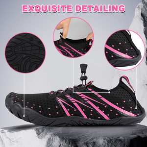 Nước của phụ nữ nhanh chóng khô dòng truy tìm giày, vải lưới thoáng khí, mô hình sọc, bơi lội, đi bộ đường dài và các hoạt động bãi biển - Product Image 3