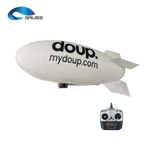 5M TPU RC Blimp scale model Helium Airship Zeppelin: Add Logo QR code Cheap Inflatable Flying Advertising