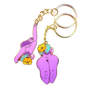 Llaveros Personalizados de Metal 2D de Aleación de Zinc Fundido a Presión con Forma de Diamante - Regalos Promocionales de Alta Calidad, Ligeros y con Color Personalizado - Product Image 6