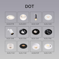 Mini spot encastré CE Trimless 20 mm, minimaliste, à petit trou, pour les résidences australiennes et les étagères de bibliothèque